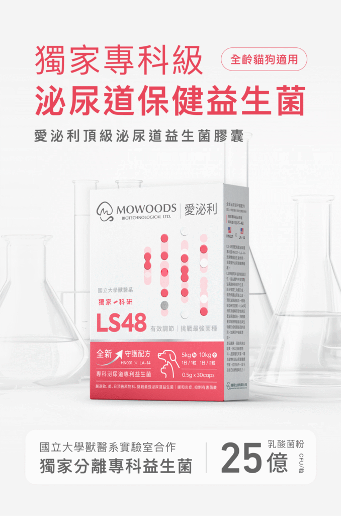 MOWOODS 愛泌利頂級泌尿道益生菌膠囊 產品包裝正面