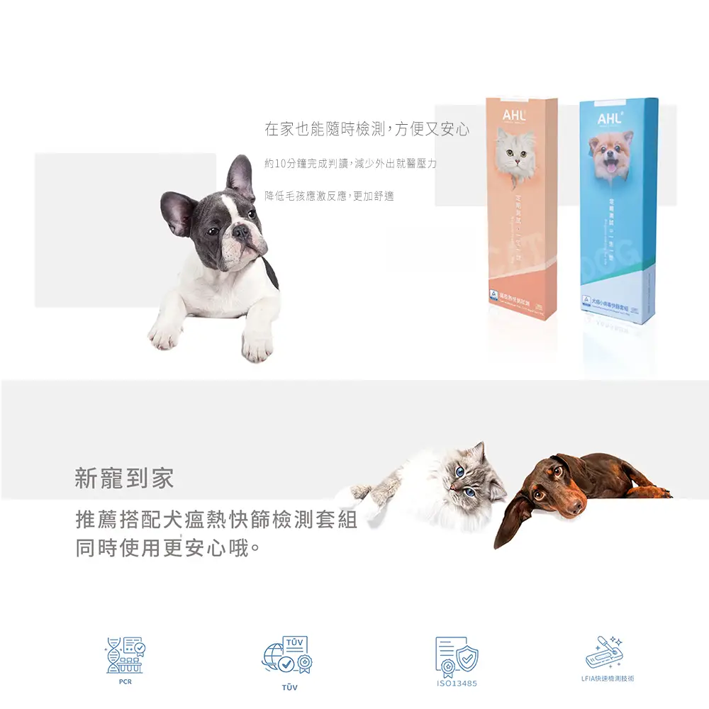 狗狗居家快篩檢測 AHL CPV 檢測套組 使用情境